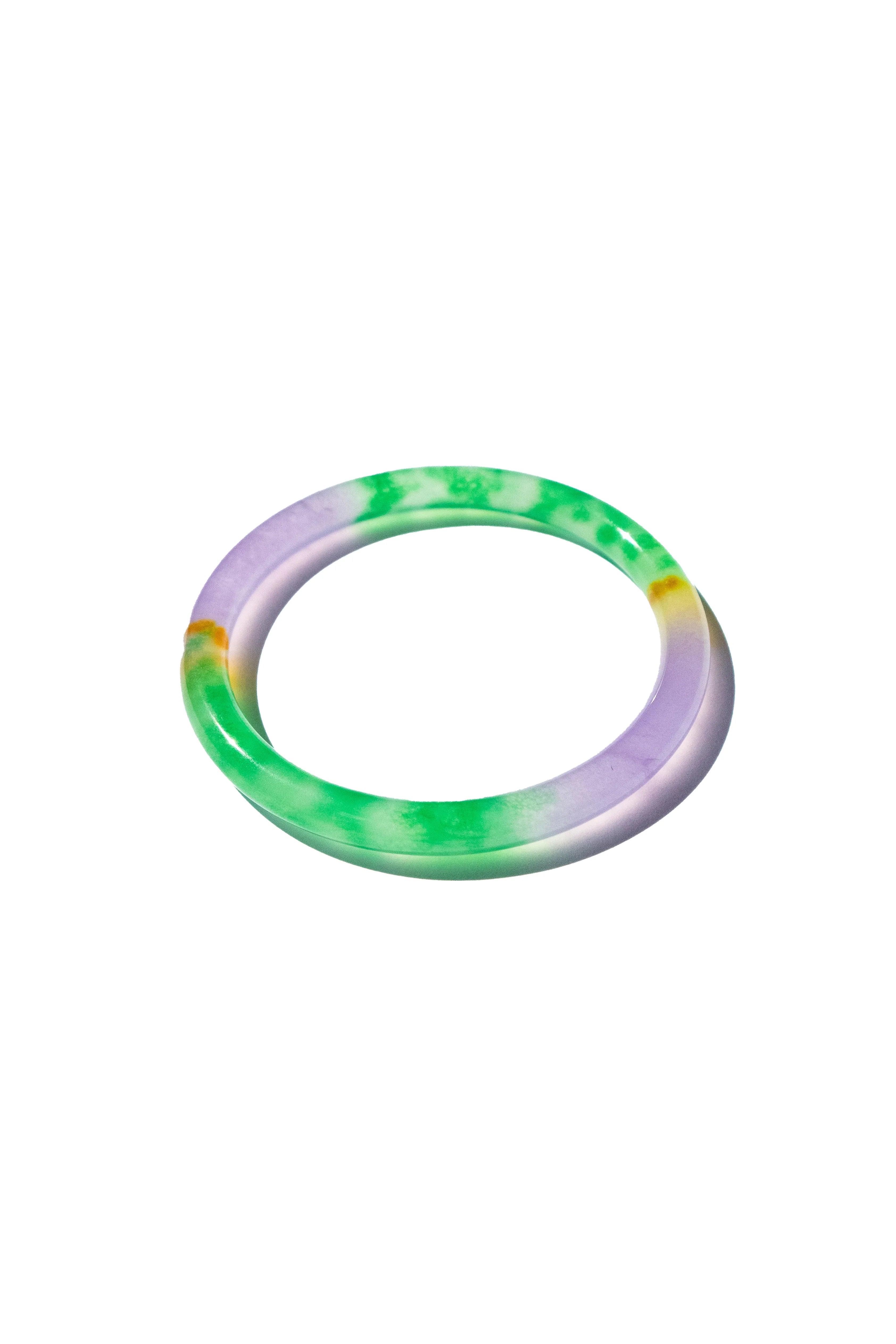 seree - Lavender Field — Multicolor Jade Stone Bangle