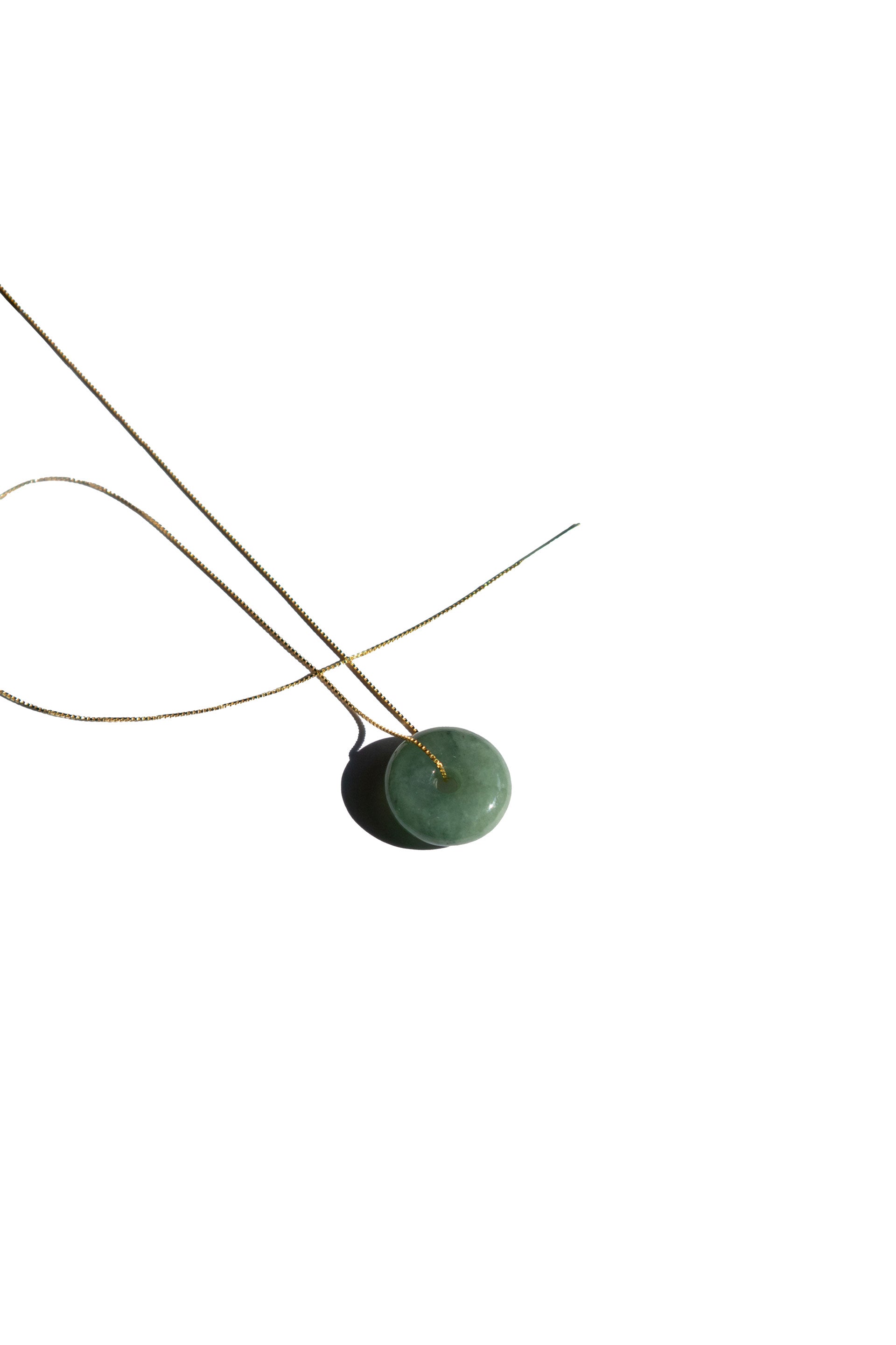 Plum Blossom — Green Jade Pendant Necklace | seree