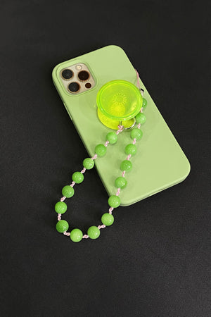 seree-beaded-phone-charm-in-green-quartzite-on-pink-cord
