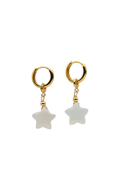 Harvest — Jade Stone Charm Earrings