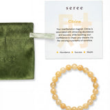 Manifest Collection | Abundance — Yellow Crystal Beaded Bracelet