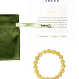 seree - Manifest Collection | Abundance — Yellow Crystal Beaded Bracelet