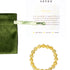 seree - Manifest Collection | Abundance — Yellow Crystal Beaded Bracelet