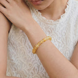 Manifest Collection | Abundance — Yellow Crystal Beaded Bracelet