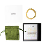 seree - Manifest Collection | Abundance — Yellow Crystal Beaded Bracelet