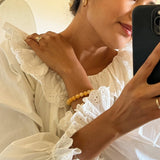 seree - Manifest Collection | Abundance — Yellow Crystal Beaded Bracelet