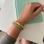 seree - Manifest Collection | Abundance — Yellow Crystal Beaded Bracelet