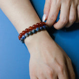 seree - Manifest Collection | Protection — Blue Crystal Beaded Bracelet