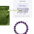 seree - Manifest Collection | Calm — Purple Crystal Beaded Bracelet