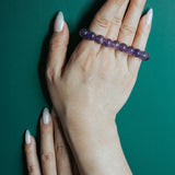 seree - Manifest Collection | Calm — Purple Crystal Beaded Bracelet