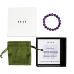 seree - Manifest Collection | Calm — Purple Crystal Beaded Bracelet