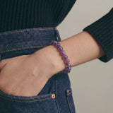 Manifest Collection | Calm — Purple Crystal Beaded Bracelet