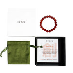 seree - Manifest Collection | Confidence — Red Crystal Beaded Bracelet