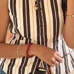 seree - Manifest Collection | Confidence — Red Crystal Beaded Bracelet