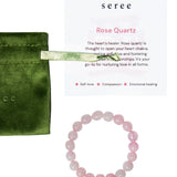 seree - Manifest Collection | Love — Pink Crystal Beaded Bracelet