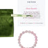 seree - Manifest Collection | Love — Pink Crystal Beaded Bracelet