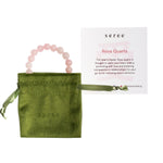 seree - Manifest Collection | Love — Pink Crystal Beaded Bracelet