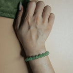 seree - Manifest Collection | Luck — Green Crystal Beaded Bracelet