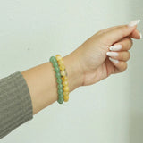seree - Manifest Collection | Luck — Green Crystal Beaded Bracelet