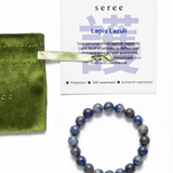 Manifest Collection | Protection — Blue Crystal Beaded Bracelet