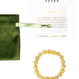 Manifest Collection | Abundance — Yellow Crystal Beaded Bracelet