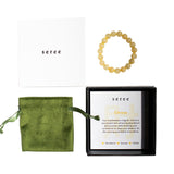 Manifest Collection | Abundance — Yellow Crystal Beaded Bracelet