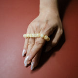 Manifest Collection | Abundance — Yellow Crystal Beaded Bracelet