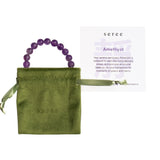 Manifest Collection | Calm — Purple Crystal Beaded Bracelet