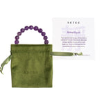 seree - Manifest Collection | Calm — Purple Crystal Beaded Bracelet