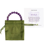 seree - Manifest Collection | Calm — Purple Crystal Beaded Bracelet