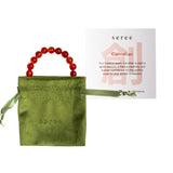 seree - Manifest Collection | Confidence — Red Crystal Beaded Bracelet