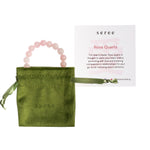 seree - Manifest Collection | Love — Pink Crystal Beaded Bracelet