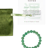 Manifest Collection | Luck — Green Crystal Beaded Bracelet