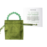 Manifest Collection | Luck — Green Crystal Beaded Bracelet
