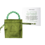 seree - Manifest Collection | Luck — Green Crystal Beaded Bracelet