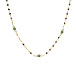 Elena — Jade and Freshwater Pearl Beaded Necklace