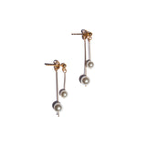 seree - Leighton — Faux Pearl Pendant Earrings
