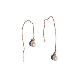 seree - Lilith — Pearl Thread Earrings