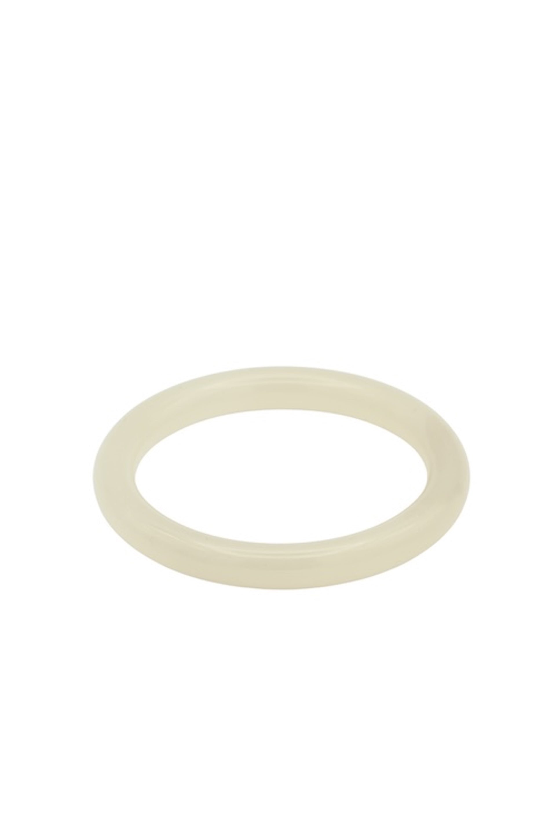 seree - 1994 — Off White Thin Jade Bangle