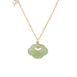 seree - Cloud — Green Jade Pendant Necklace