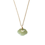 seree - Cloud — Green Jade Pendant Necklace