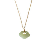 seree - Cloud — Green Jade Pendant Necklace