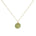 seree - Coin — Green Jade Hollow Necklace