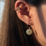 seree - Colette — Jade and Pearl Ear Cuffs