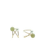 seree - Colette — Jade and Pearl Ear Cuffs