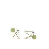 seree - Colette — Jade and Pearl Ear Cuffs