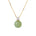 seree - Esther — Green Jade and Zircon Necklace