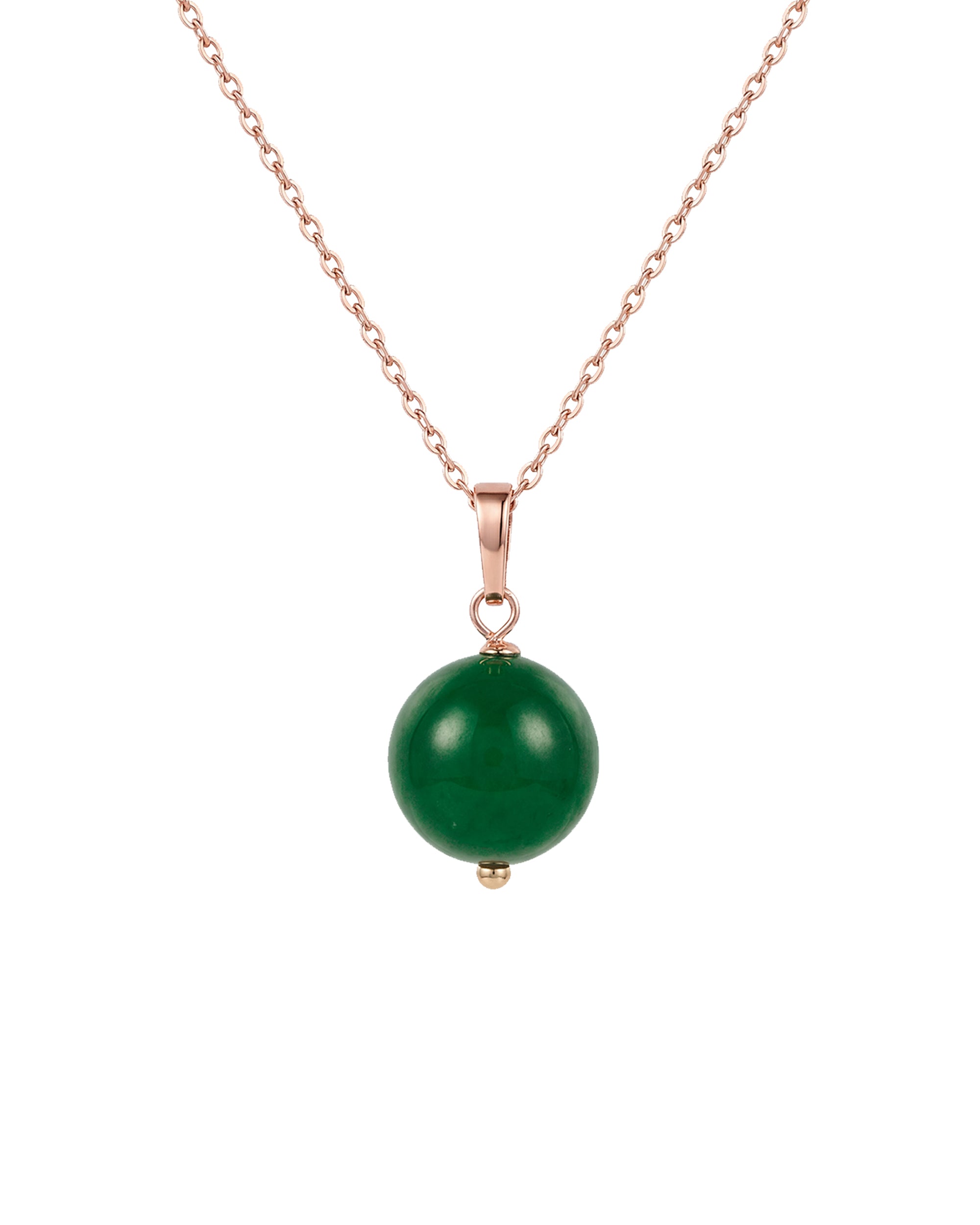 seree - Greene — Green Jade Pendant Necklace