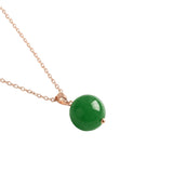 Greene — Green Jade Pendant Necklace