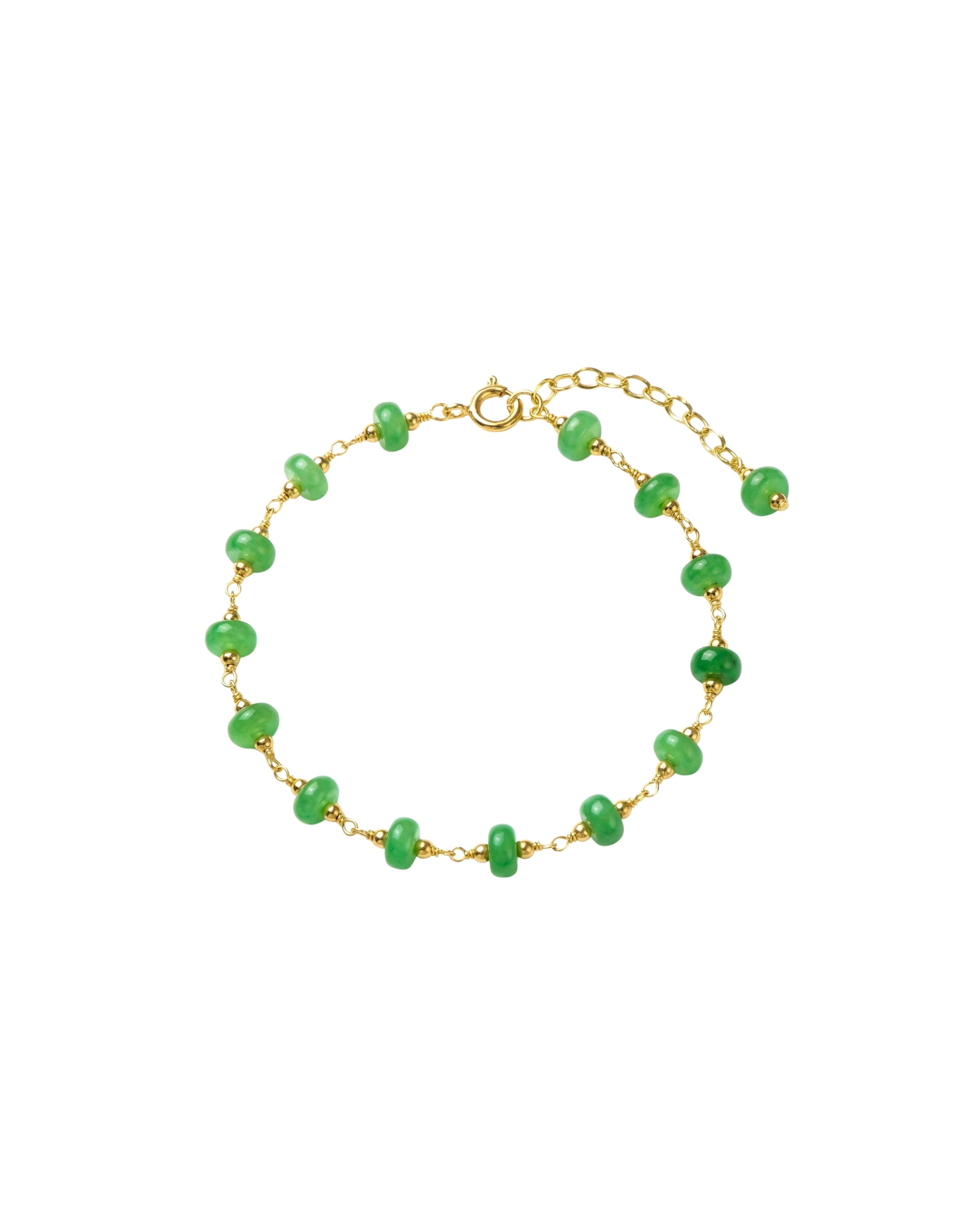 Jillian — Jade Beaded Bracelet